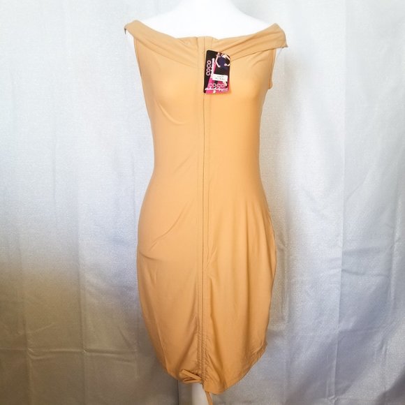 Coco Fashion Slim Shape Midi Dress - Picture 1 of 6